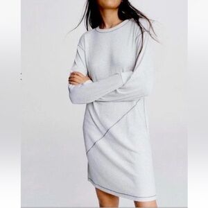 rag & bone Gray Raglan Long Sleeve Dress